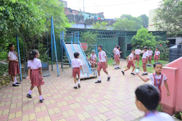 The open play area